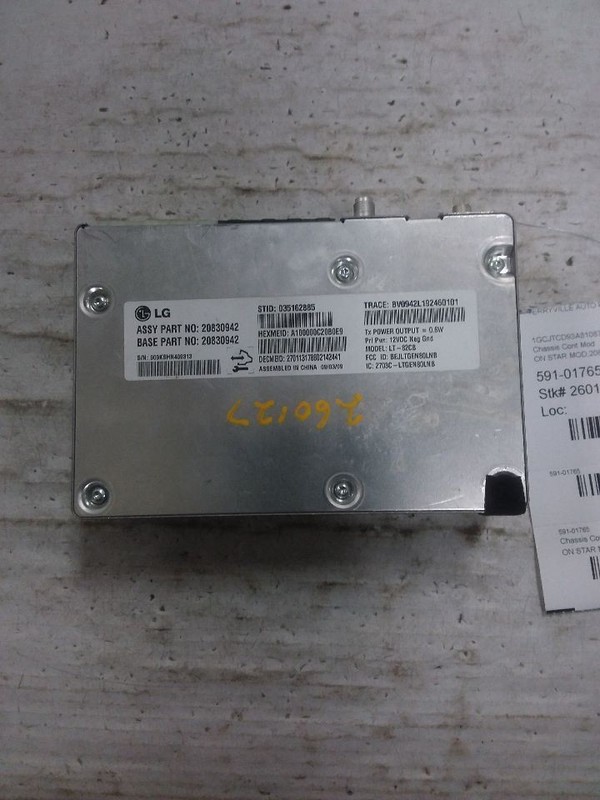 Communication Onstar Module Opt UE1 Fits 09-10 CANYON 20830942