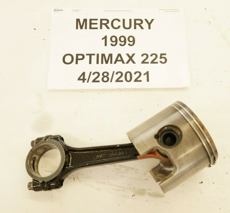 Mercury Outboard 200 225 Optimax STARBOARD PISTON & ROD 855354T 3 FRESHWATER!