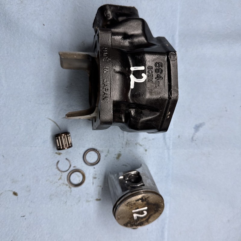1996 - 1997 ARCTIC CAT POWDER EXTREME ZRT 600CYLINDER JUG PISTON TOP END # 12