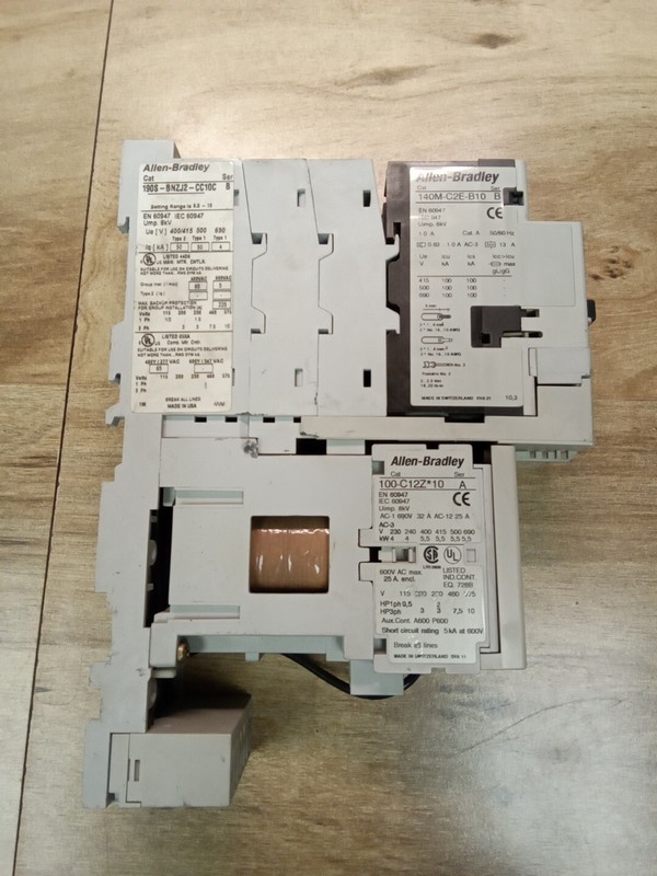 Allen-Bradley 190S-BNZJ2-CC10C Ser B Combination Compact Starter.
