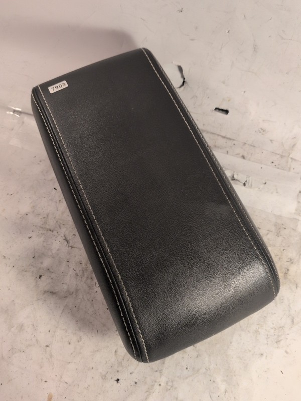 2010-2012 Ford Fusion Center Console Black Leather Armrest Lid Storage OEM