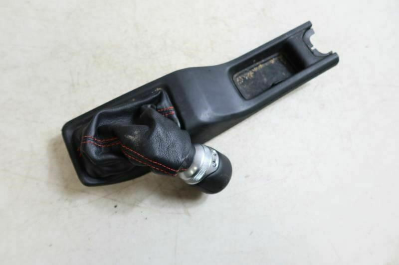 2018-2022 Jeep Wrangler Gladiator Transfer Case Shifter Cover & Knob Red Stitch