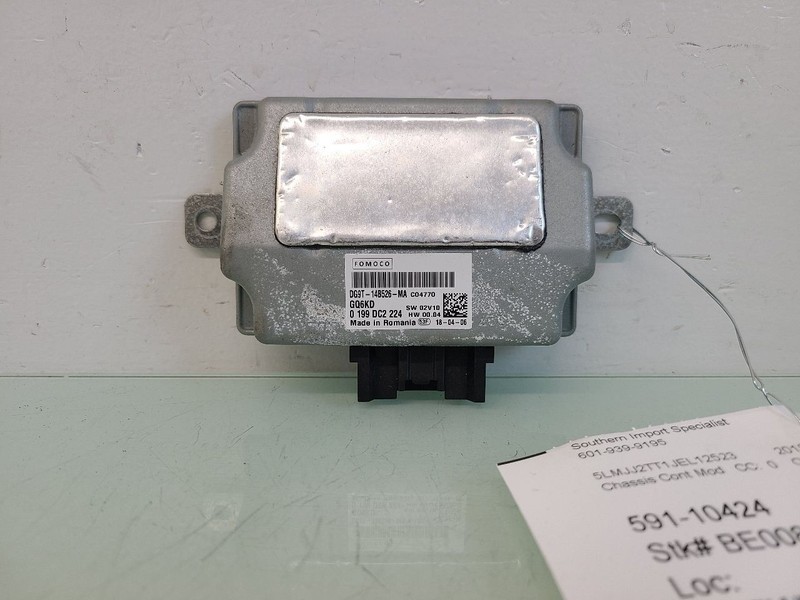 Chassis ECM Power Supply ID DG9T-14B526-MA Fits 15-20 FORD F150 PICKUP 582850