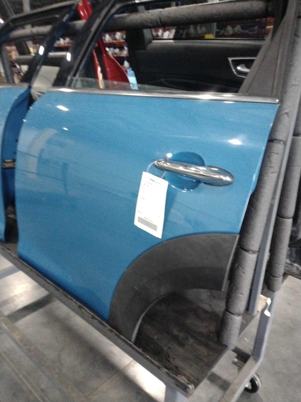 2016 MINI Countryman Left Rear Door Blue OEM 80000 Miles Used Part