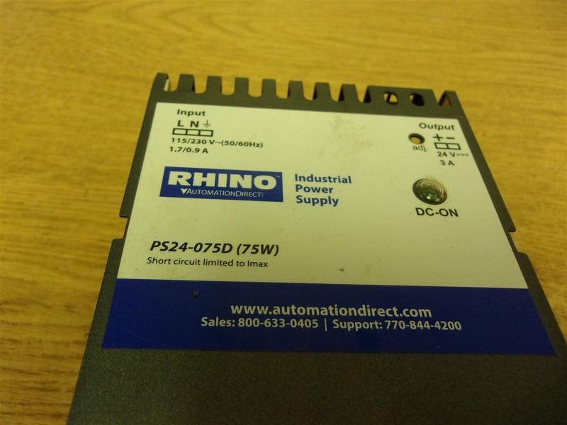 Rhino PS24-075D 75W Industrial Power Supply *FREE SHIPPING*