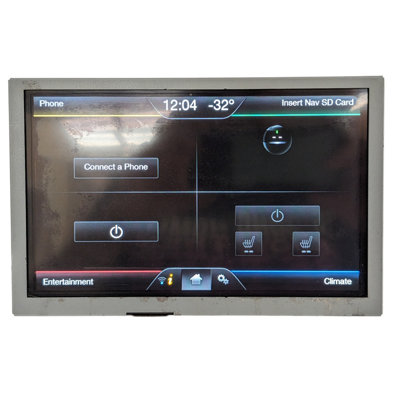 2011-2012 Ford Edge Lincoln MKX Front Center Dash Mounted 8" Touch Screen OEM