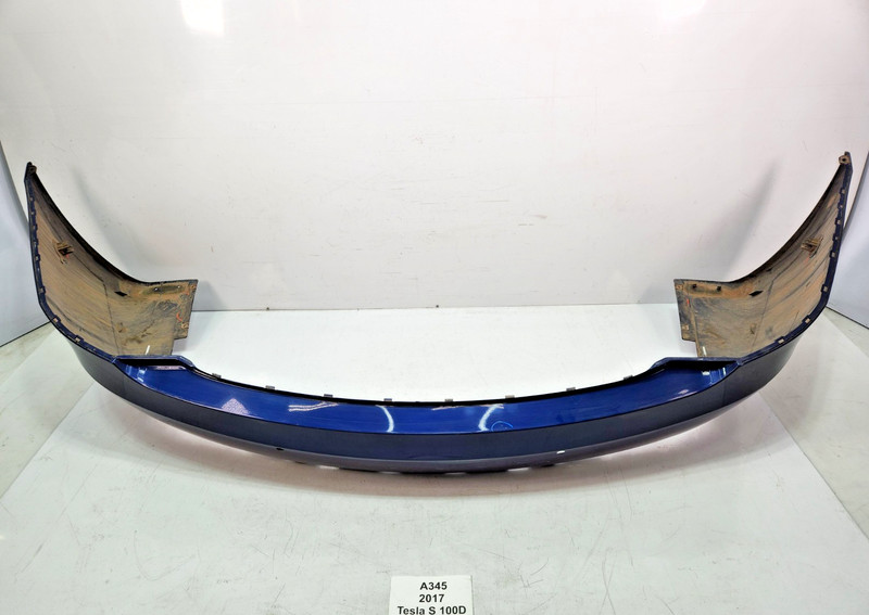 ✅ 2016-2020 OEM Tesla Model S Rear Bumper Cover Trim Panel Blue PPSB