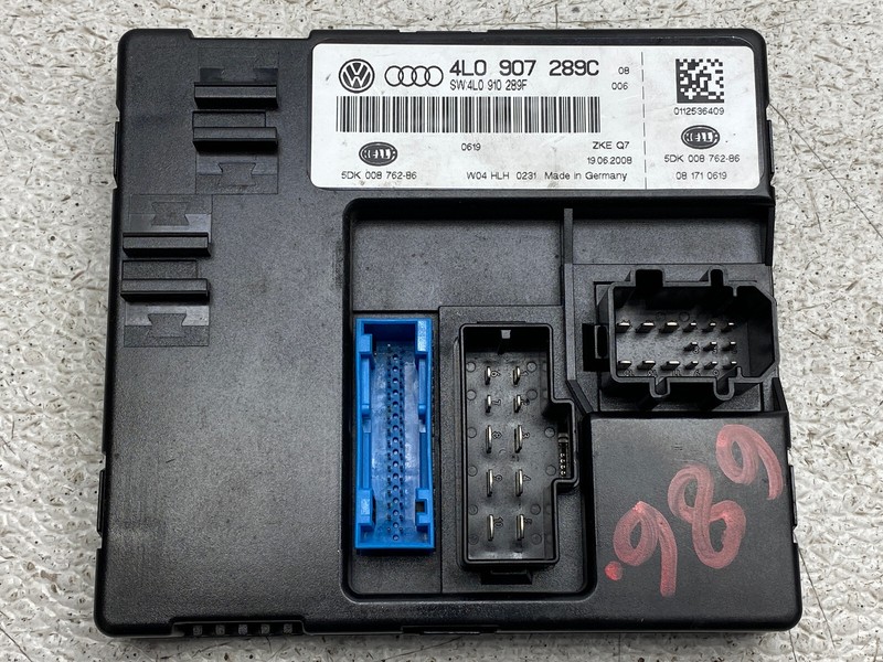 2007-2009 AUDI Q7 BODY COMFORT CONTROL MODULE OEM LOT686