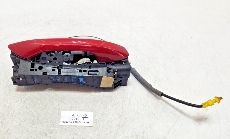 ✅ 17-24 OEM Porsche 718 Boxster 982 Front Right Passenger Exterior Handle Red