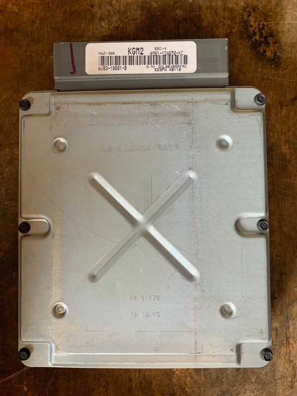 03 MAZDA 6 30.L ENGINE COMPUTER ECU PCM EBX 4M81-12A650-KC