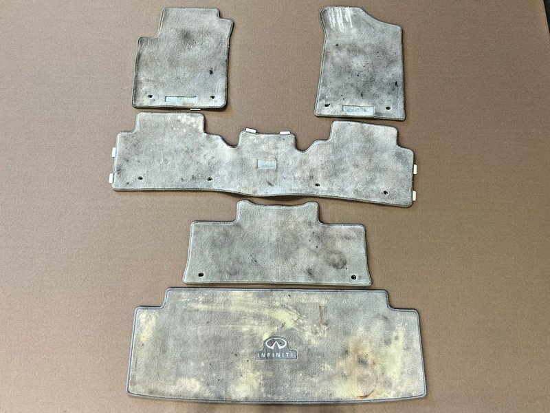 ⭐2011-2017 INFINITI QX56 FRONT & REAR CENTER FLOOR CARPET MAT SET OEM LOT2670