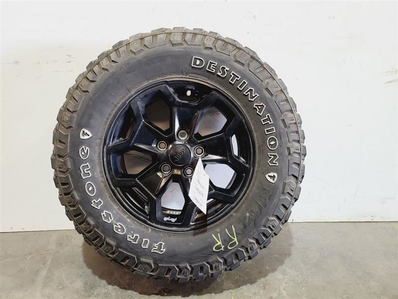 Wheel 17x7-1/2 Aluminum 5 Spoke Painted Black Opt Wfw Fits 21 GLADIATOR 571669