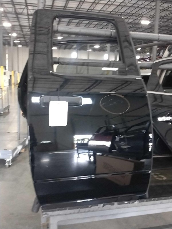 2015 RAM DODGE 1500 Pickup Right Rear Door Black DENT 152K Miles OEM Part
