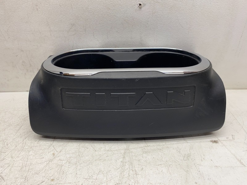 2017-2022 NISSAN TITAN VCENTER CONSOLE REAR CUPHOLDER BLACK OEM
