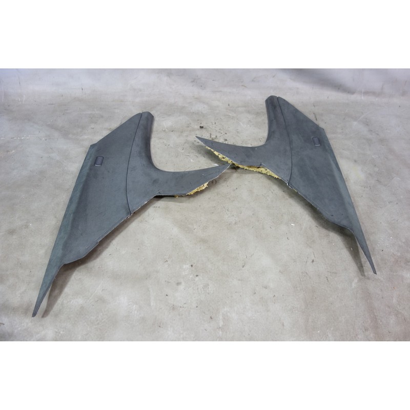 05-10 BMW E60 5-Series Sedan Rear Interior C- Pillar Column Covers Alcantara