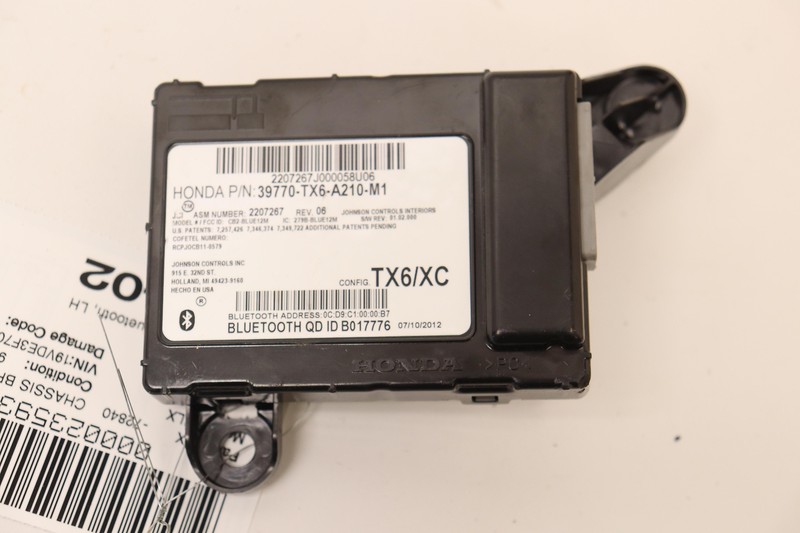 2013-2021 ACURA ILX BLUETOOTH COMMUNICATION CONTROL MODULE UNIT OEM