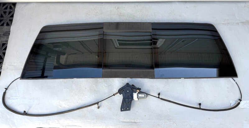 ✅2013-24 CL RAM 1500-3500 REAR WINDOW POWER BACKLITE SLIDING GLASS w/HEATED OEM