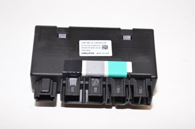 2019-2020 NISSAN ALTIMA 2.5L AT CONT UNIT-DC CHARGER, USB 283H1 9DJ0S OEM