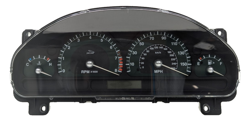 02-04 Jaguar S-Type Dash Instrument Cluster Speedometer 2R8F10849DL OEM