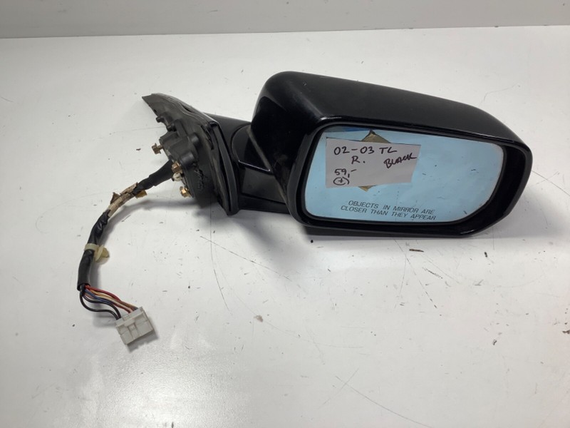 2002-2003 Acura TL S-Type Right Black Mirror 76200-S0K-A21ZB OEM