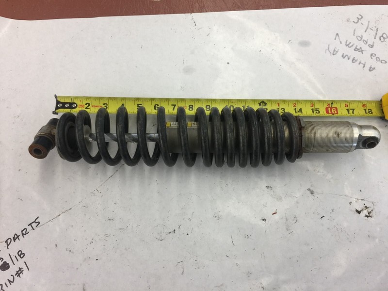 Yamaha SRX 600 700 Vmax 600 700 Rear Suspension Shock 17.5" CL to CL