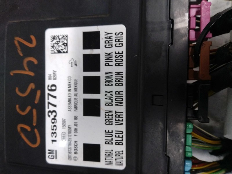 2015 Chevrolet Malibu Body Control Module OEM Tan 161K Miles NJ25-24550-619661
