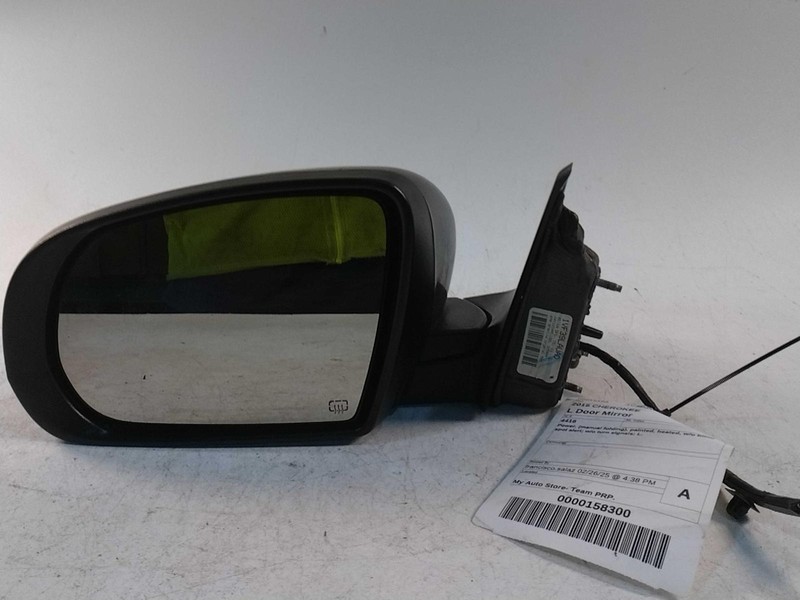 2015 Jeep Cherokee Left Door Mirror Assembly, Used, 112K Miles, Non-OEM