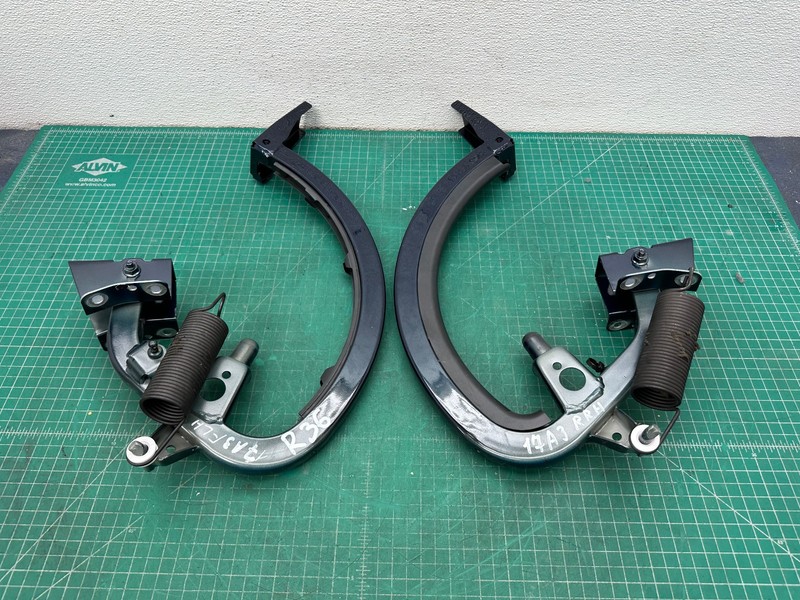 15-20 Audi A3 S3 Sedan REAR LEFT & RIGHT TRUNK LID HINGES PAIR SET OEM