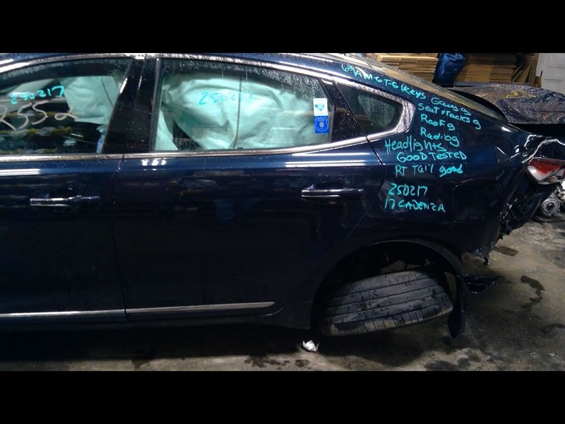 Driver Rear Side Door With Rear Window Sunshade Fits 17-19 CADENZA 1611010