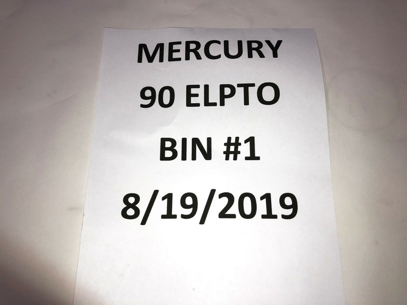 Mercury Outboard 90hp ELPTO Transom Bracket 3425-82833 OEM Part FRESHWATER!