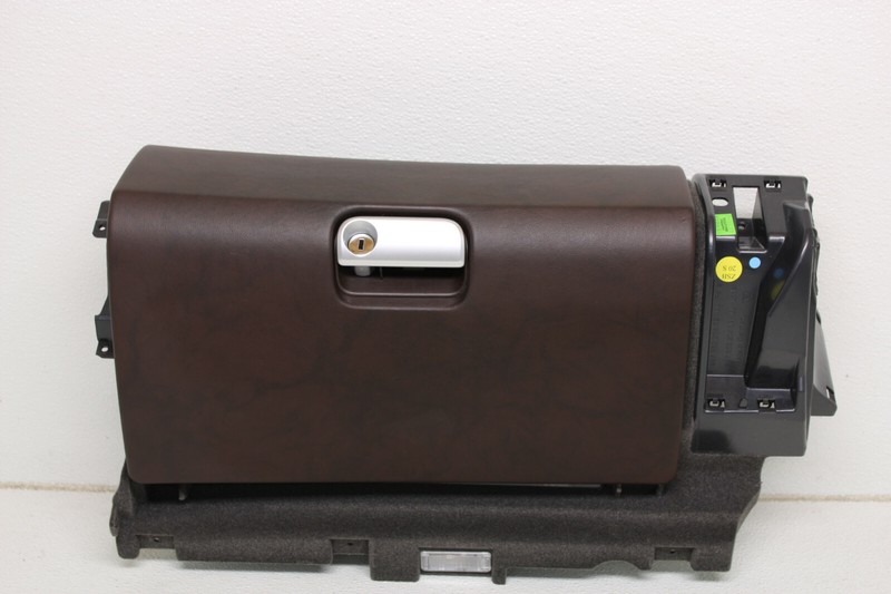 Porsche Cocoa Brown Leather Glove Box Compartment Boxster Cayman Oem 2005-2012