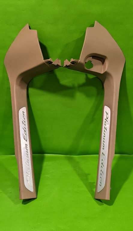 13 PANAMERA PLATINUM EDITION LEFT RIGHT FRONT DOOR SILL TRIM PAIR OEM 4557-134