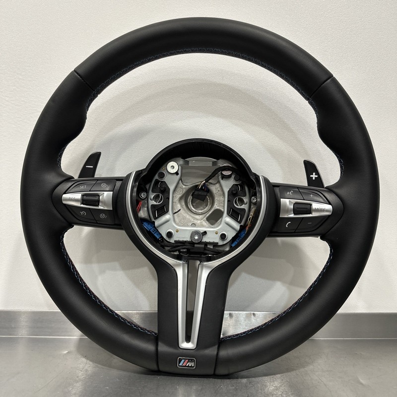 2013 2014 BMW 550i 535i 528i Steering Wheel W/M Sport W/O Lane Departure Black