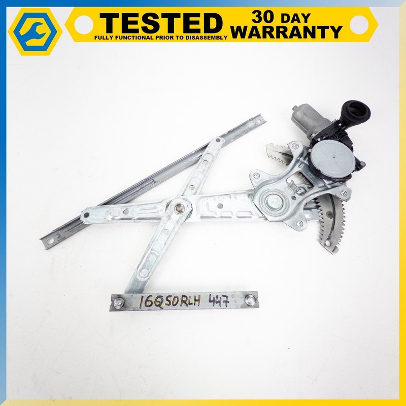 14-24 INFINITI Q50 REAR LEFT DRIVER SIDE DOOR WINDOW REGULATOR W/ MOTOR OEM