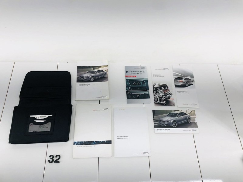 2013 AUDI A4 QUATTRO OWNERS MANUAL GUIDE BOOK HANDBOOK W/ CASE OEM