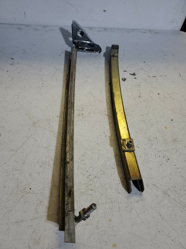 72-89 Mercedes R107 LH Driver Side View Mirror Door Mount