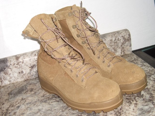 AltamaMilitary Brown Lace Up Combat Boots Vibram Soles 6R 247/89