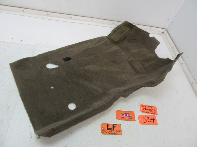 CARPET FLOOR MAT DRIVER SIDE FRONT BROWN LF LH L FITS 06 07 08 09 10 PT CRUISER