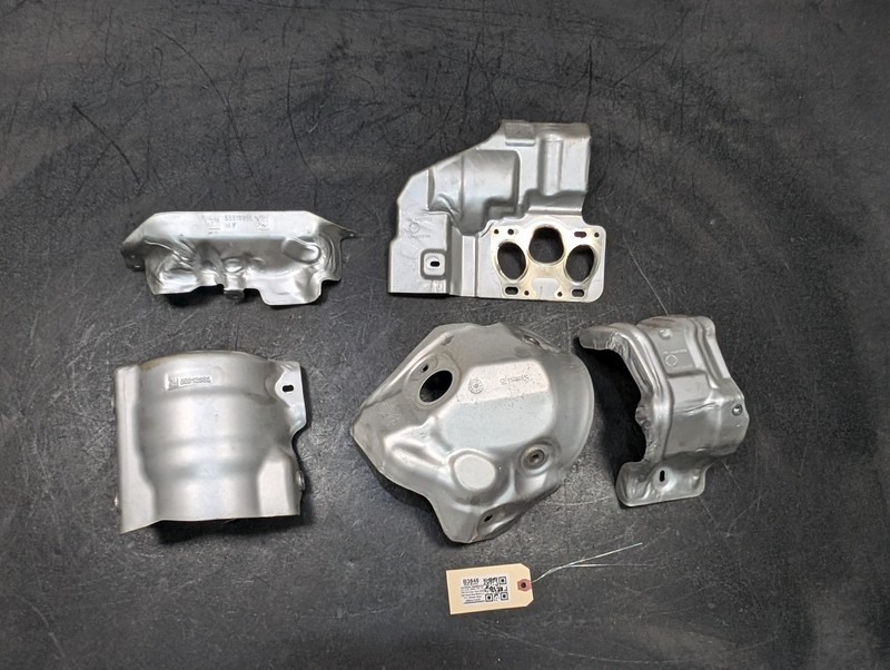 5PC Turbocharger & Catalytic Converter Heat Sheild Set 2022 Buick Envision 21 23