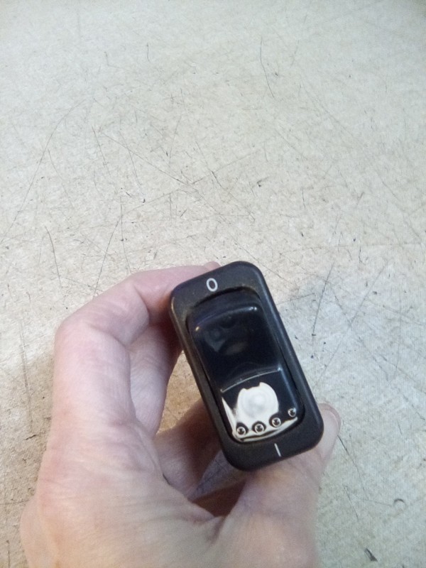 Peterbilt 16-09121-8C8EEF2A11 Engine On/Off Rocker Switch "FADED"