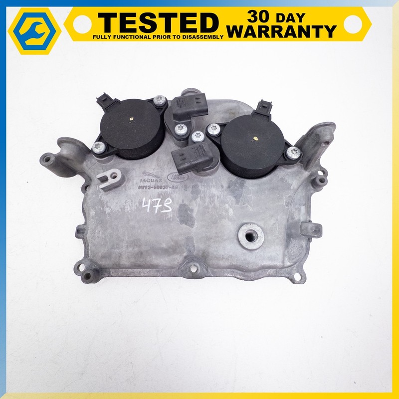 10-22 JAGUAR XJ XF F-TYPE L405 L494 LEFT SIDE ENGINE TIMING CHAIN COVER OEM