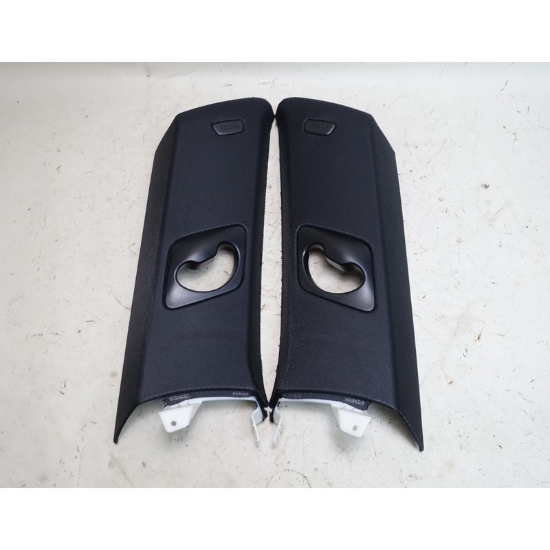 2014-2018 BMW F15 X5 F85 Int C- Pillar Column Covers Pair Anthracite Black OEM