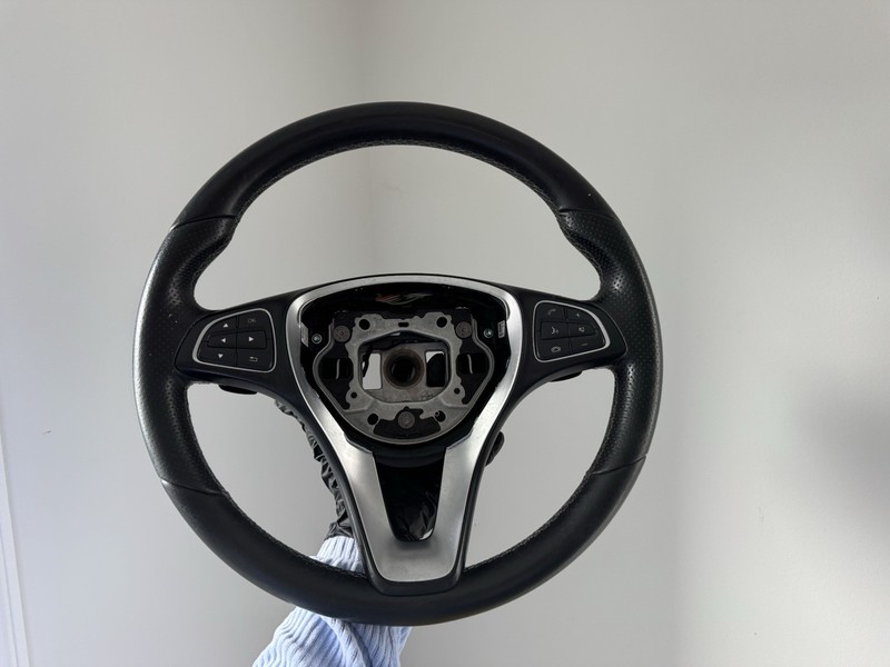 2015-2018 MERCEDES GLA STEERING WHEEL Paddles Black Leather OEM
