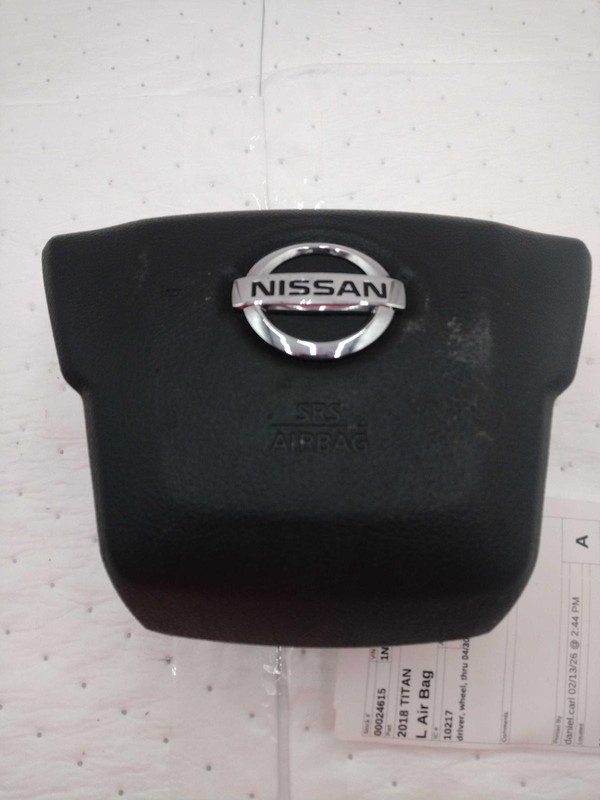 2018 Nissan Titan Steering Wheel Air Bag - Blue - Used - 134K Miles