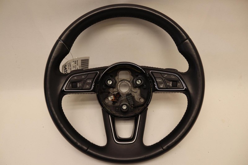 2017-2019 AUDI A4 DRIVER SIDE STEERING WHEEL W/ SWITCHES & SHIFT PADDLES OEM