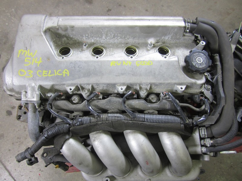 ENGINE 03 04 05 TOYOTA CELICA GTS GT-S MOTOR 2ZZGE 1.8L 1800 VIN Y CYLINDER HEAD