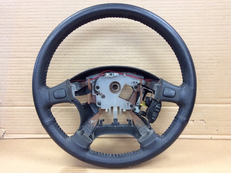 96-01 Acura Integra GS-R Steering Wheel Black Leather Used OEM