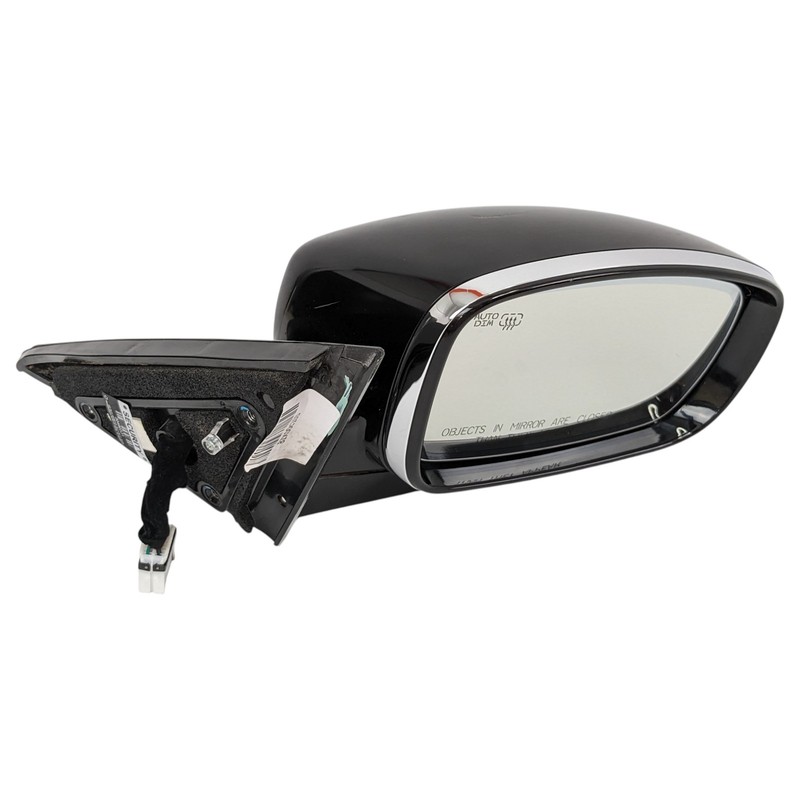 2011-2013 Hyundai Equus Right Passenger Side View Mirror Signal Heated Black OEM
