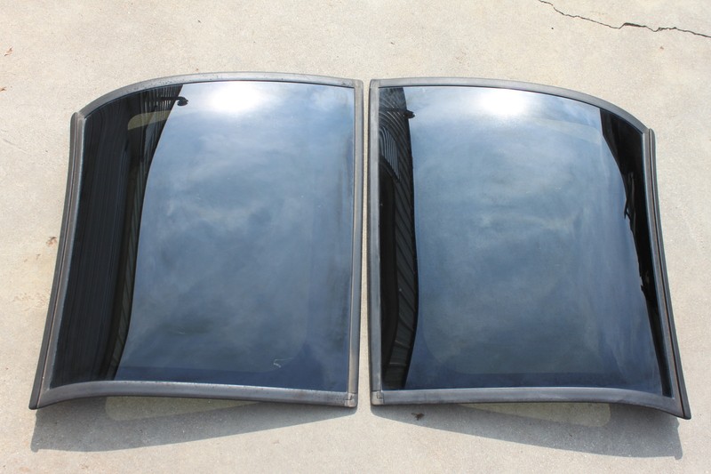 1993-2002 Camaro Firebird Driver & Passenger Factory Glass T-Tops Pair USED GM