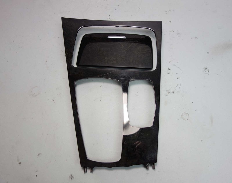 2013-2015 BMW F01 7-Series F02 Front Center Console Wood Trim Cover Anthracite